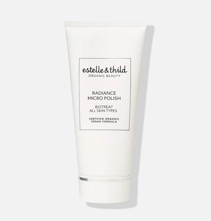 exfoliant, micro polish, radiance, organic, vegan, tube