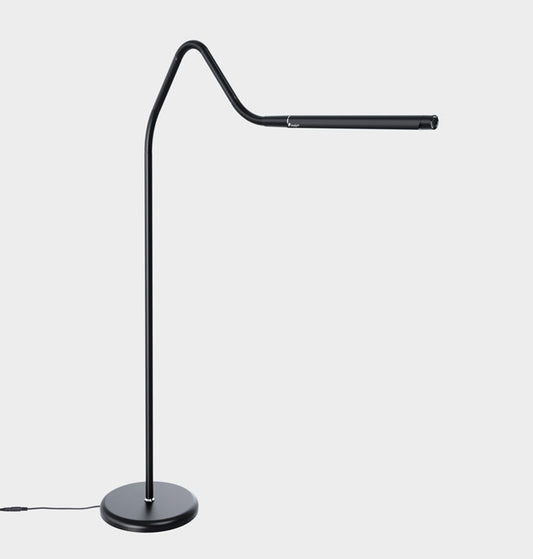 Daylight Electra, electra floor lamp, black satin lamp