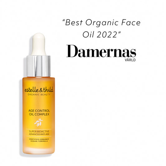 face oil, anti aging, wrinkle, organic, vegan, award