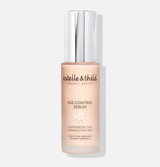 age control serum, anti aging, organic, vegan, wrinkle, bottle