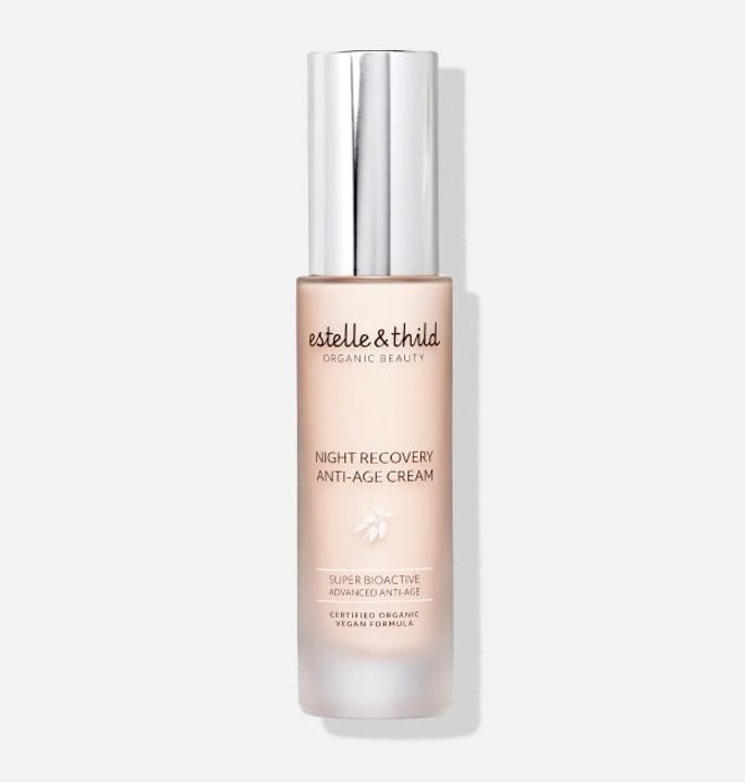 night cream, anti aging, wrinkle cream, organic, vegan, bottle