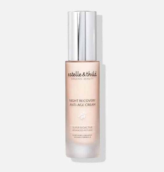 night cream, anti aging, wrinkle cream, organic, vegan, bottle