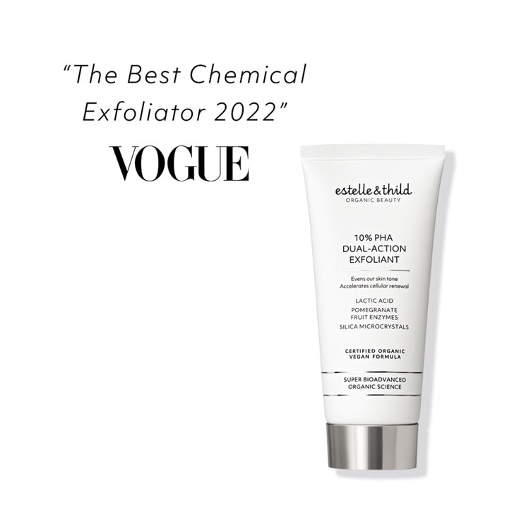 exfoliant, vegan, organic, PHA, award