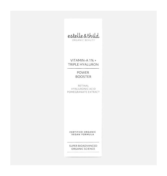 Retinal, vitamin a, hyaluronic acid, serum, booster, box