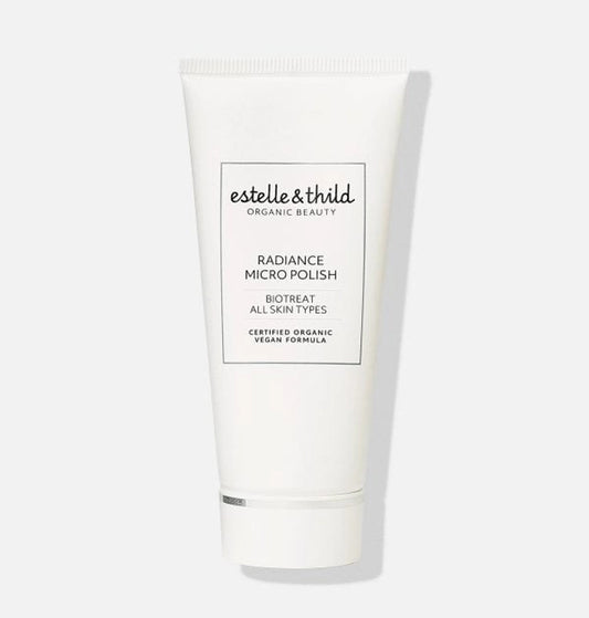 exfoliant, micro polish, radiance, organic, vegan, tube