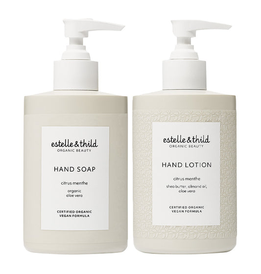 citrus, menthol, hand wash, hand lotion, gift pack, vegan, organic