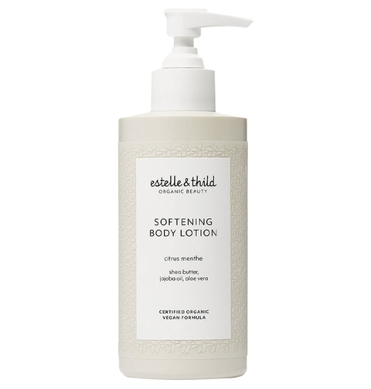 body lotion, vegan, organic, citrus, shea butter, jojoba oil, aloe vera, bottle