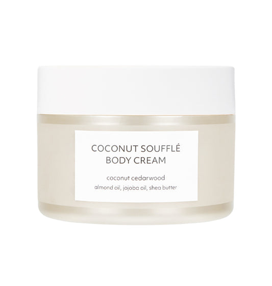 coconut, body cream,  body butter, vegan, organic, bottle