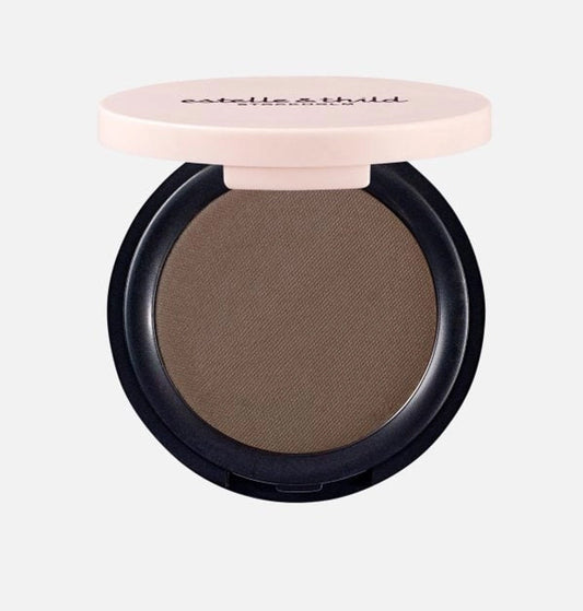 eyebrow powder, soft brown, vegan, organic, packet