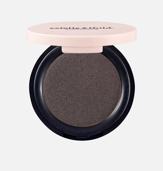 Mineral eyeshadow, brown ash, front