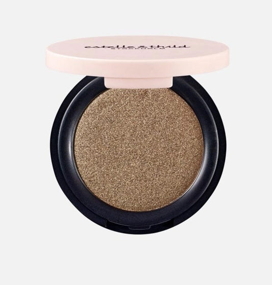 Mineral sparkling eyeshadow, sparkling caramel, front