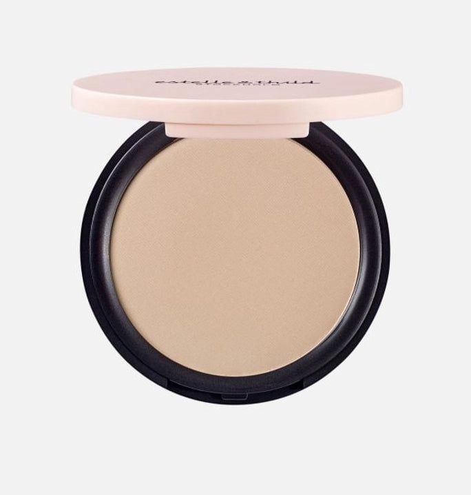 finishing powder, pressed powder, light pink, pack, vegan, organic