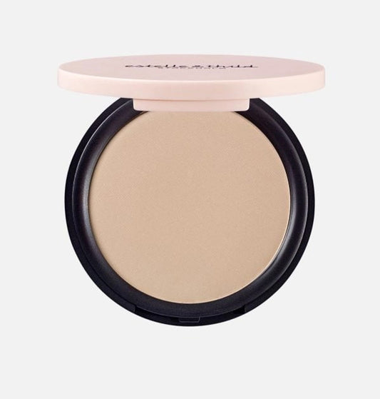 finishing powder, pressed powder, light pink, pack, vegan, organic