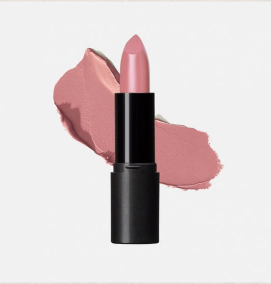 Mineral long lasting lipstick, caramel, certified organic, vegan, stick and sample