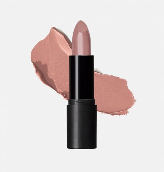 mineral long lasting lipstick, cashmere, certified organic, vegan, stick and sample