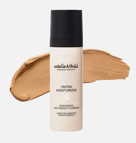 Bio Mineral Tinted Moisturiser, Medium, Bottle and Sample